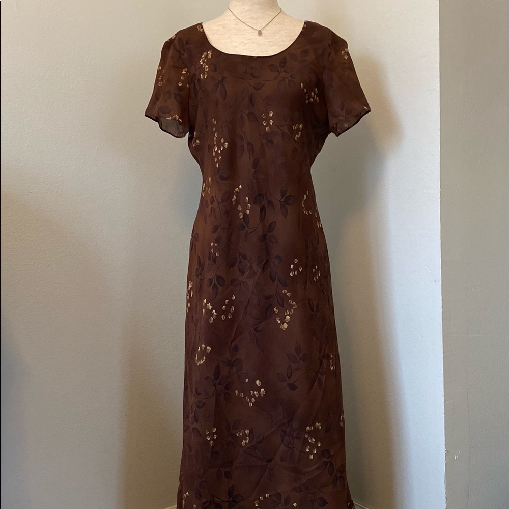 ❗️LAST CHANCE ❗️ Brown Vintage Maxi Dress